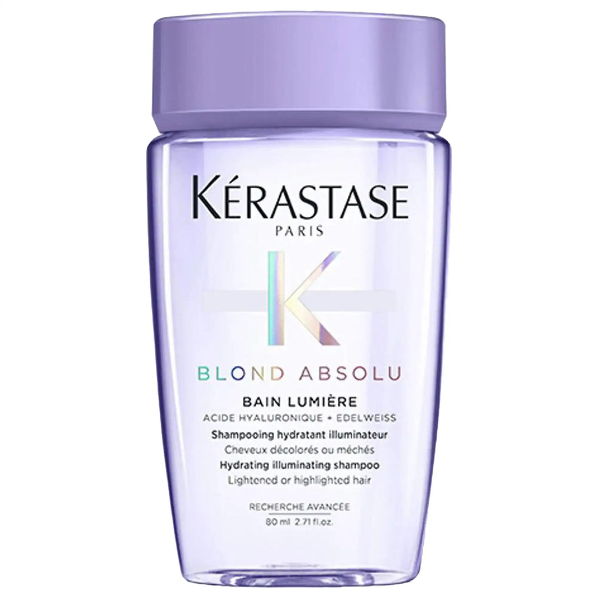Kerastase Mini Blond Absolu Hydrating Illuminating Shampoo - Daily Hydration for Blonde Hair, Color Safe, Hyaluronic Acid by Beauty Care Bag