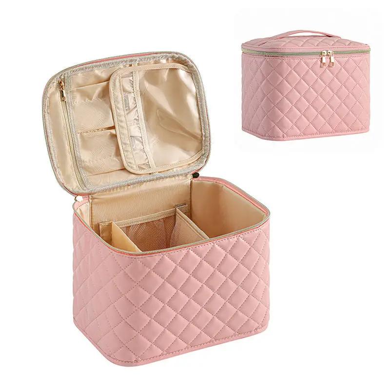 Cosmetic bag large capacity, travel portable cosmetic bag, waterproof multi-functional partition storage bag, large makeup bag,Travel makeup bag,Makeup bag organizers, by SHOMICOBOUTIQUE