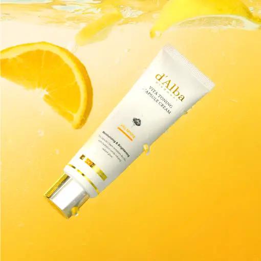 d'Alba Vita Toning Capsule Cream 55g (Tube) by Seoulia