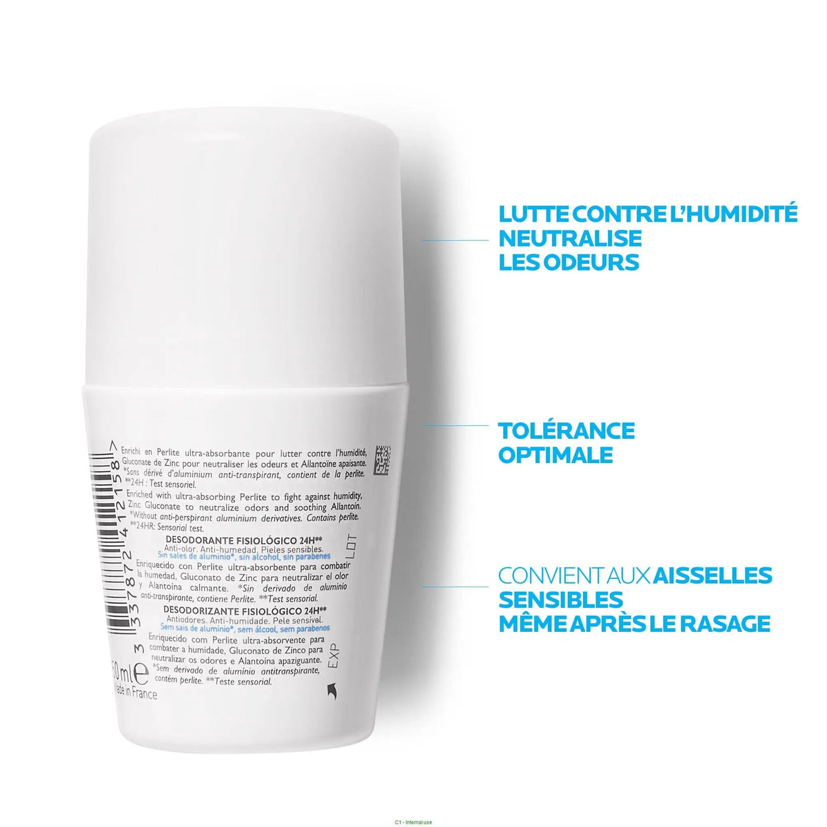 La Roche-Posay 24H Deodorant Roll-On Set of 2 by Paris Pharmacy