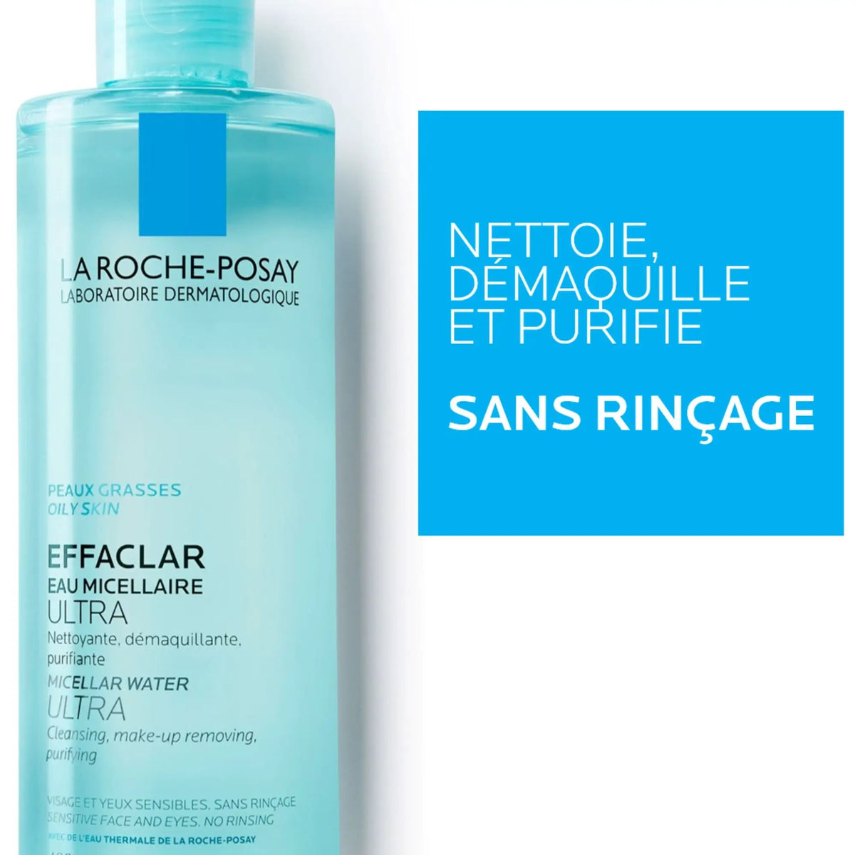 La Roche-Posay EFFACLAR Ultra Micellar Water for Oily Skin by Paris Pharmacy