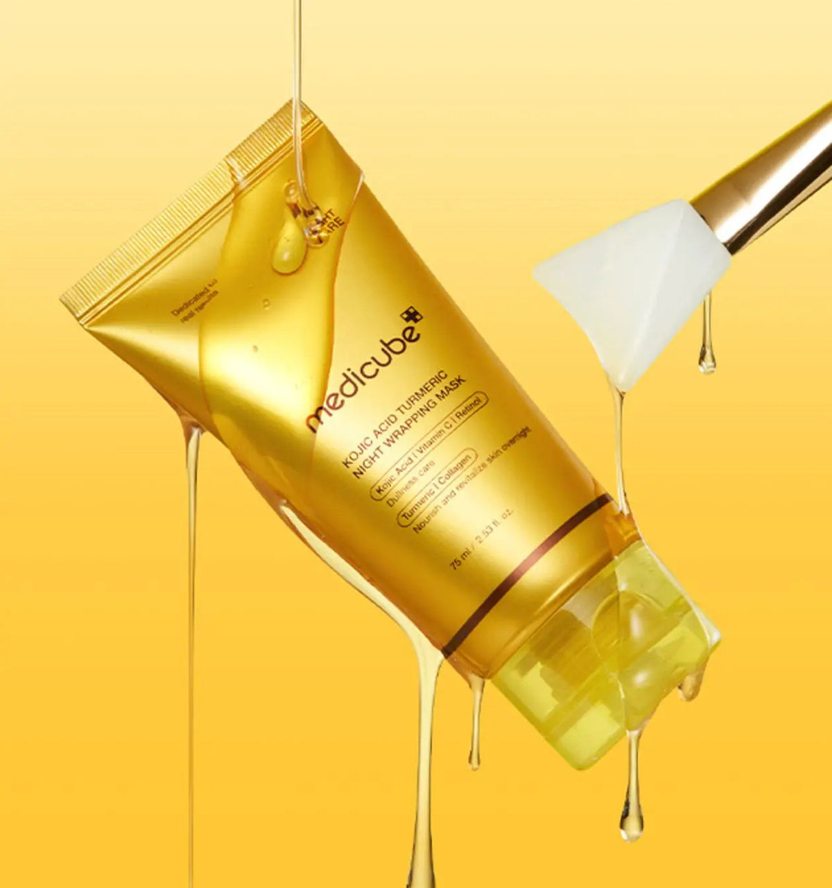 medicube Kojic Acid Turmeric Night Wrapping Mask 75ml by Seoulia