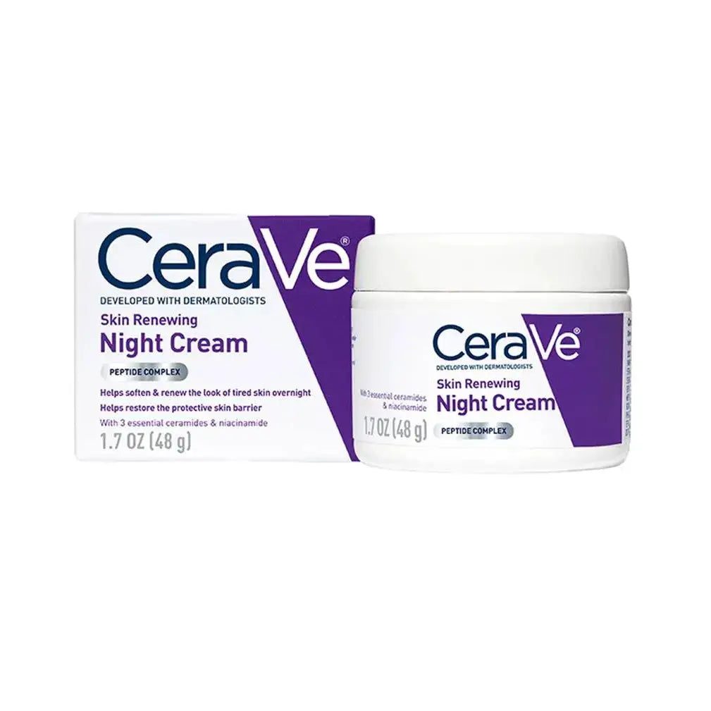 CeraVe Skin Renewing Night Cream, 1.7 oz Jar by Pasteur Pharmacy