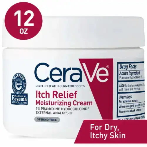 CeraVe® Itch Relief 1% Cream, 12 oz by Pasteur Pharmacy
