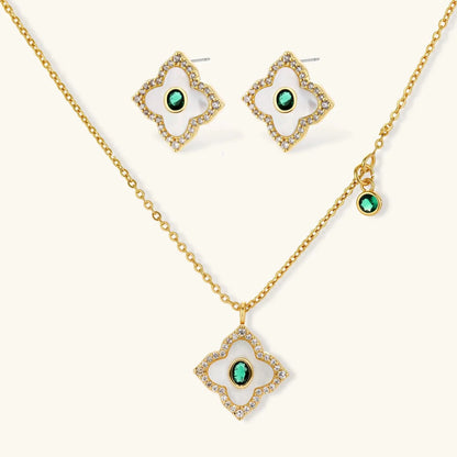 Emerald Bloom Set by Aurora Beauty