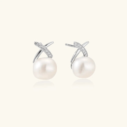 Luminous Pearl Drop Earrings by Aurora Beauty
