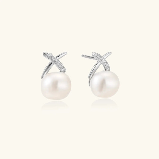 Luminous Pearl Drop Earrings by Aurora Beauty