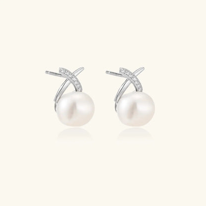 Luminous Pearl Drop Earrings by Aurora Beauty