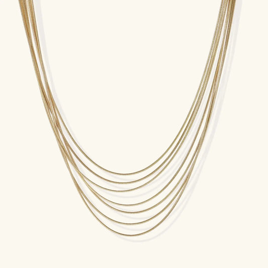 Golden Hour Layers Necklace by Aurora Beauty