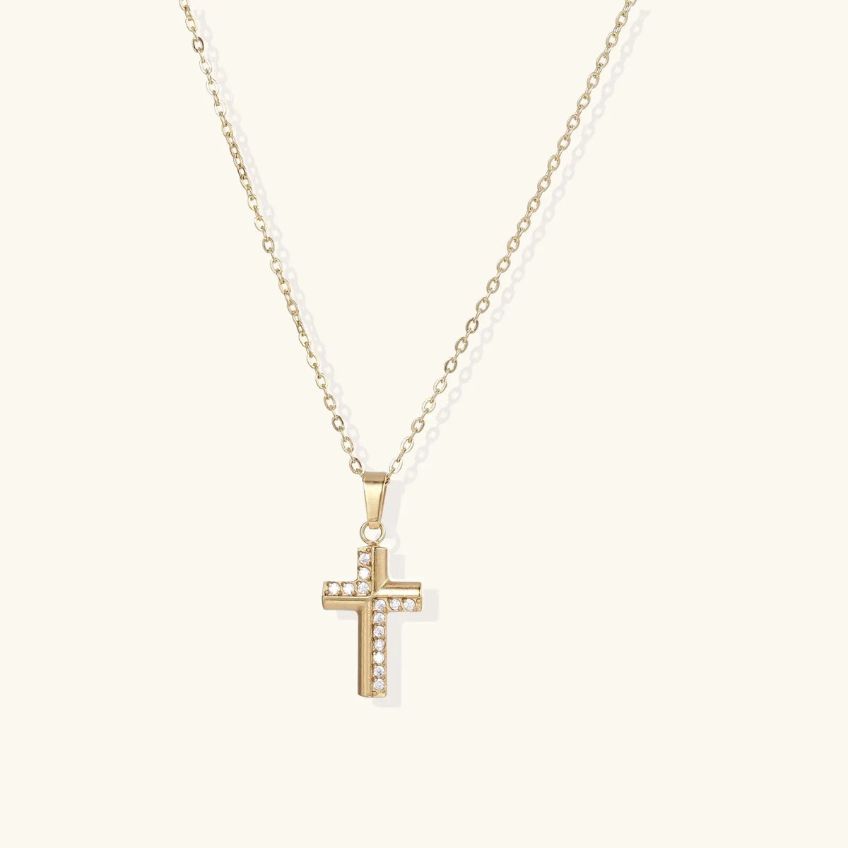 Divine Radiance Cross Necklace by Aurora Beauty