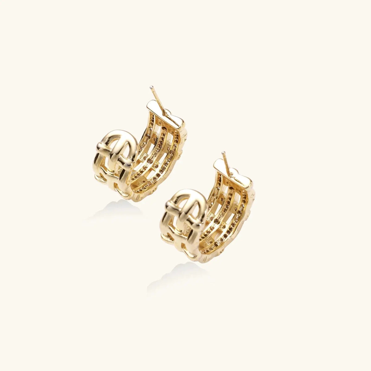 Lattice Dreams Hoops by Aurora Beauty