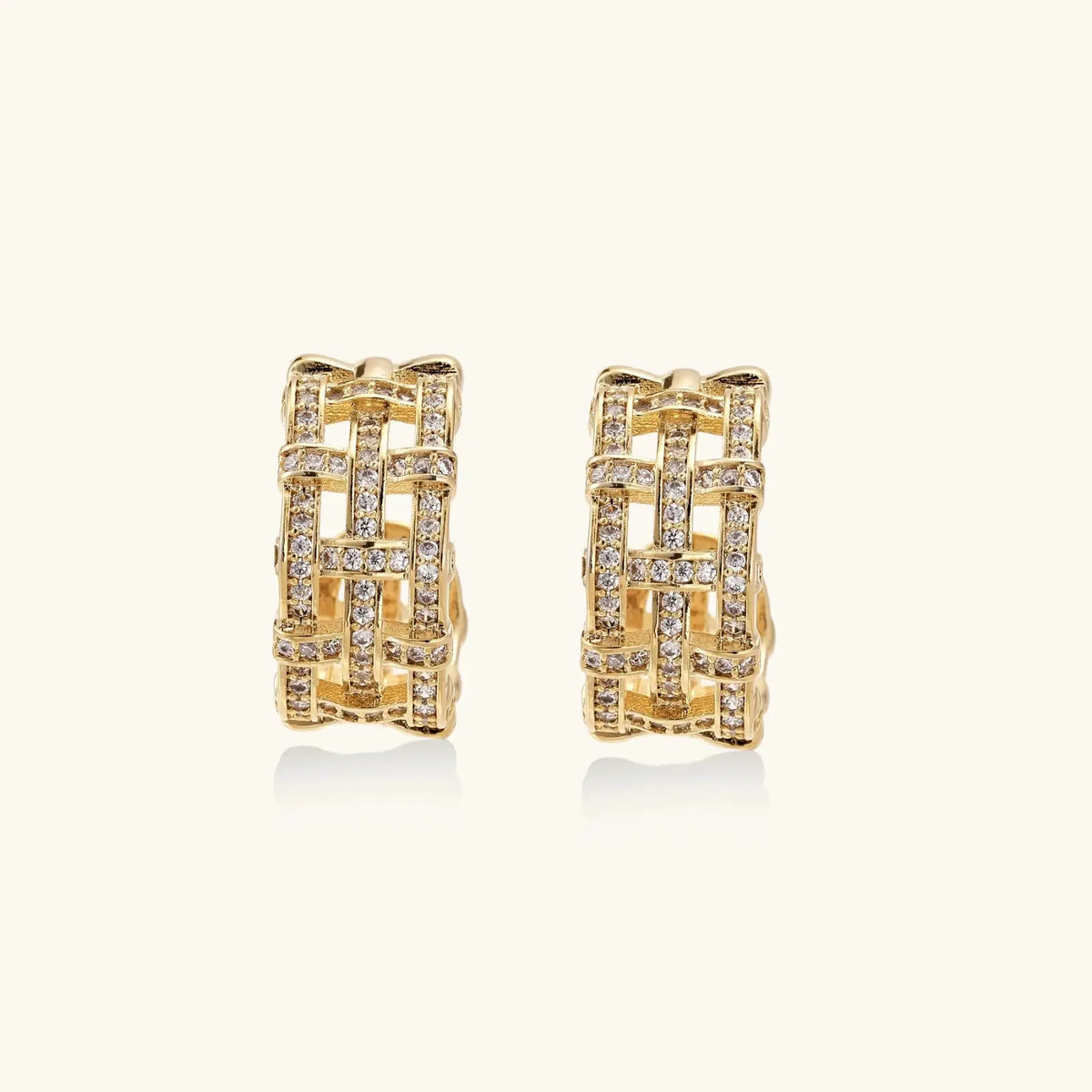Lattice Dreams Hoops by Aurora Beauty