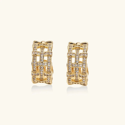 Lattice Dreams Hoops by Aurora Beauty