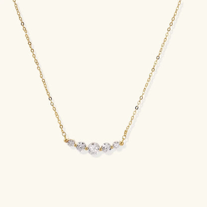 Golden Arc Necklace by Aurora Beauty