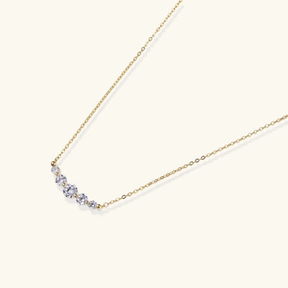 Golden Arc Necklace by Aurora Beauty