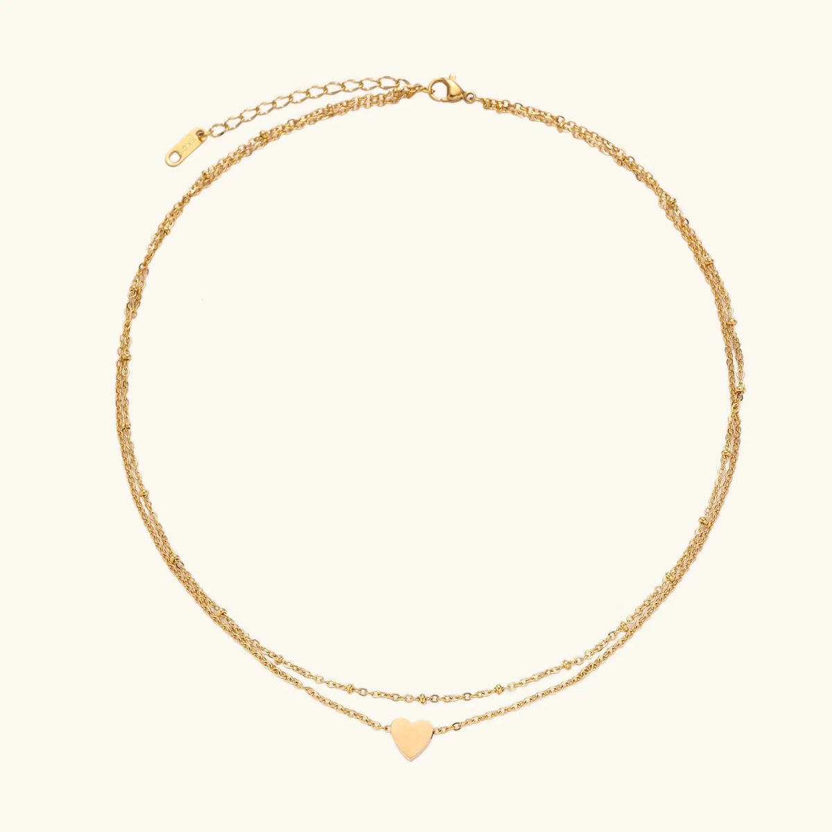 Layered Heart Necklace by Aurora Beauty
