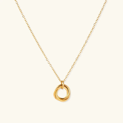 Twisted Harmony Necklace by Aurora Beauty