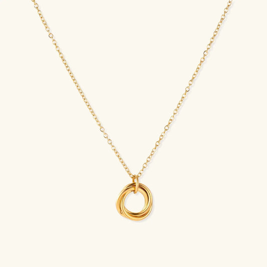 Twisted Harmony Necklace by Aurora Beauty