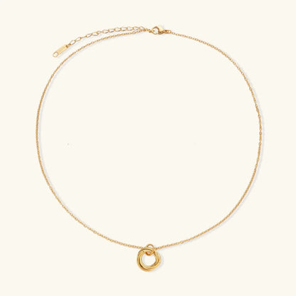 Twisted Harmony Necklace by Aurora Beauty