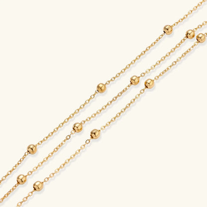 Golden Orbit Bracelet by Aurora Beauty