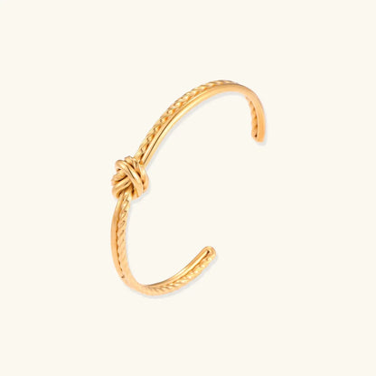 Golden Knot Cuff by Aurora Beauty