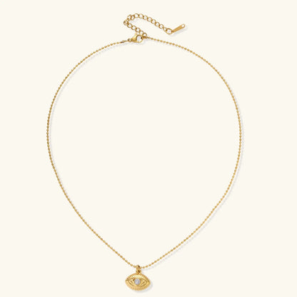 Mystic Eye Layered Necklace by Aurora Beauty