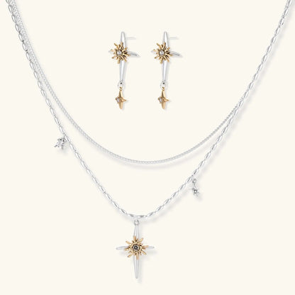 Celestial Cross Layered Set by Aurora Beauty