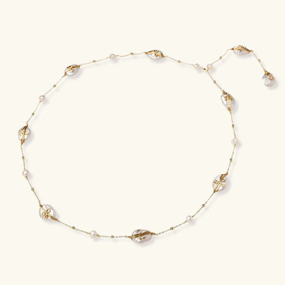 Baroque Pearl Garden Necklace by Aurora Beauty