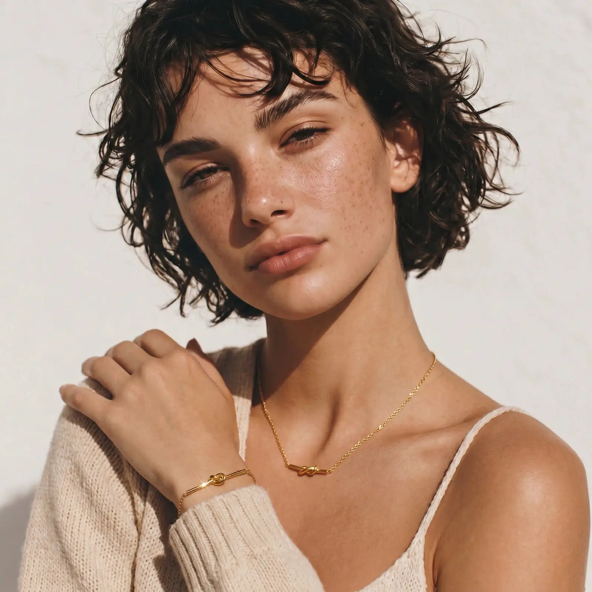 Unity Knot Necklace by Aurora Beauty