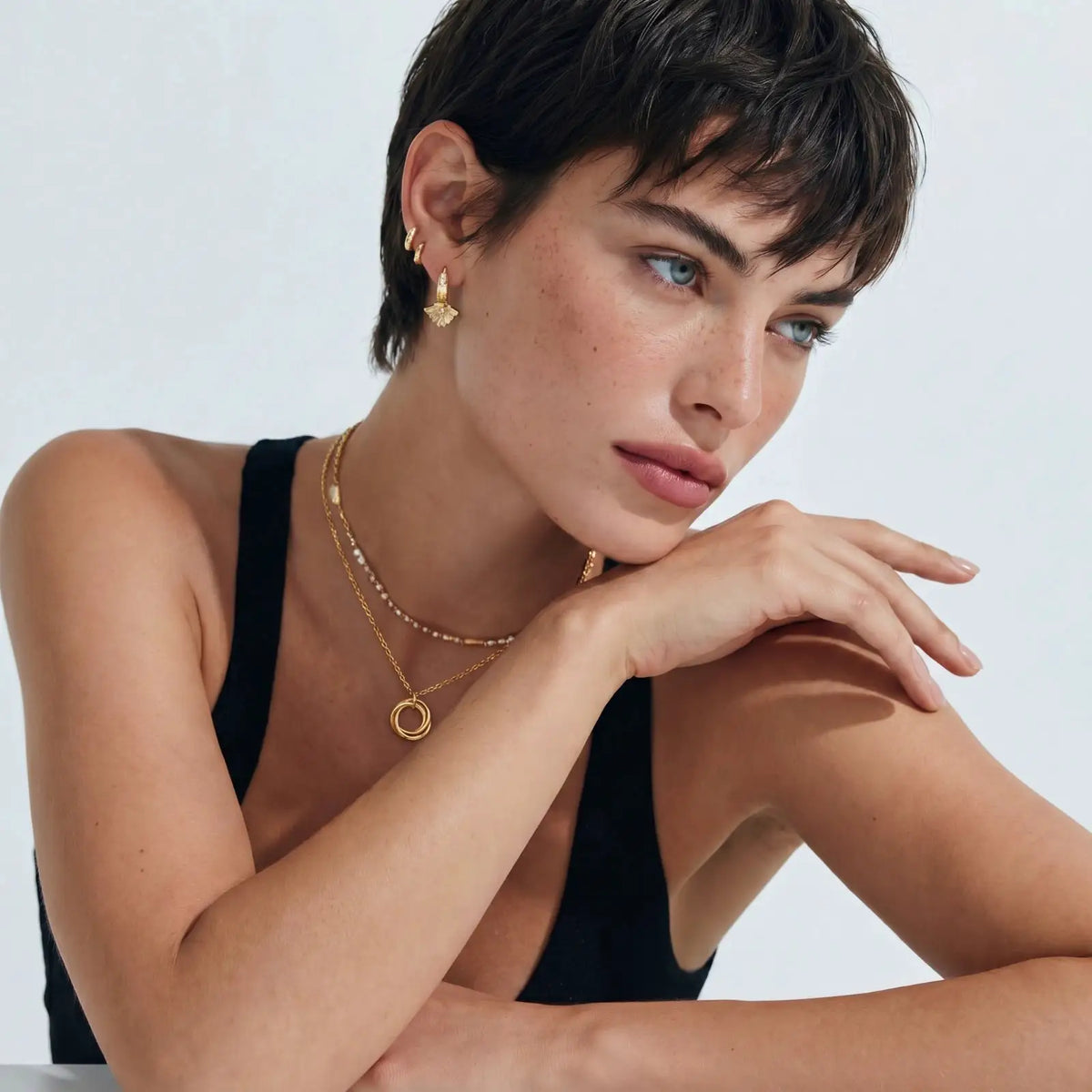 Twisted Harmony Necklace by Aurora Beauty