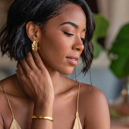 Bold Hinge Bangle by Aurora Beauty