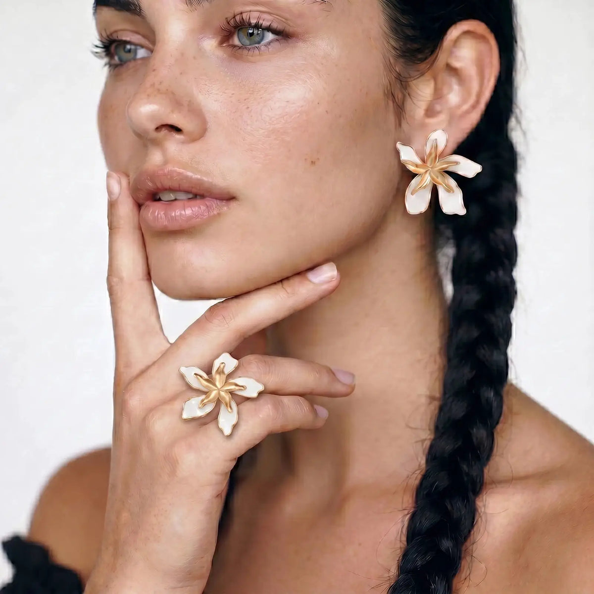 Garden Dreams Statement Earrings by Aurora Beauty