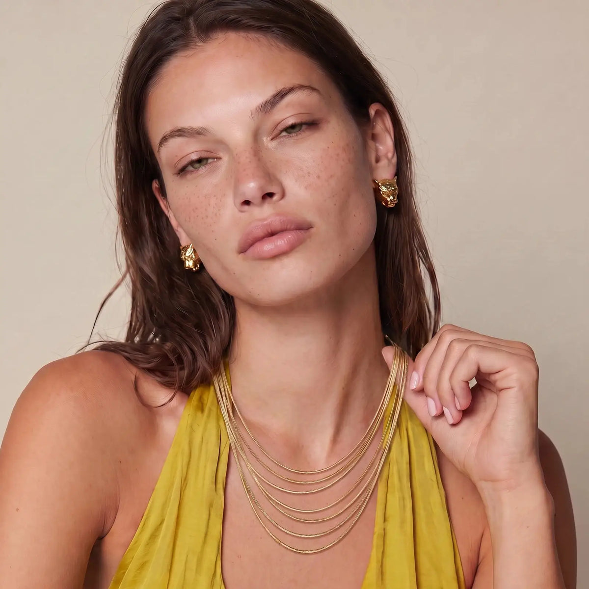 Golden Hour Layers Necklace by Aurora Beauty