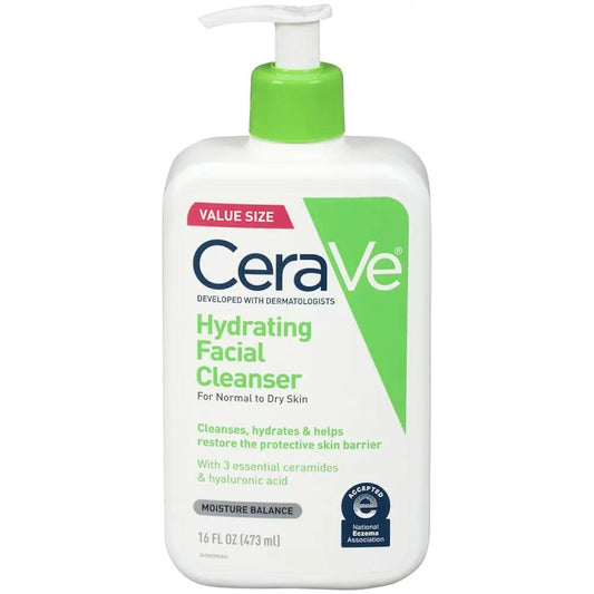 CeraVe Facial Cleanser, Hydrating, Moisture Balance, Value Size by Pasteur Pharmacy
