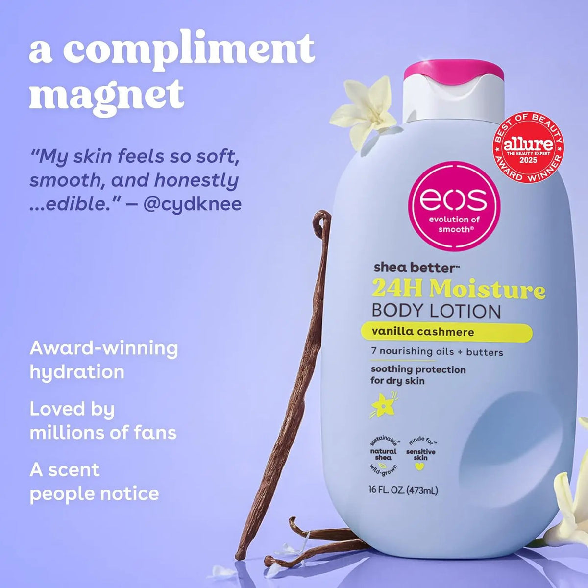 eos Shea Better 24-Hour Moisture Body Lotion 473ml by eos