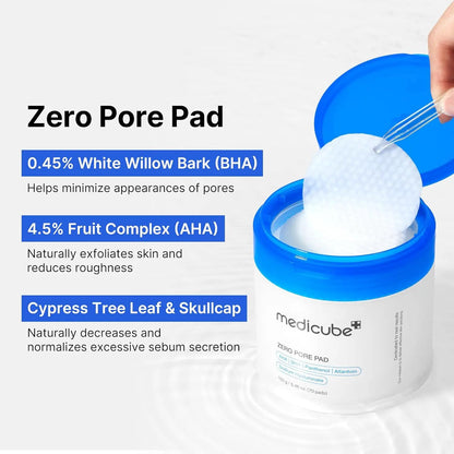 Medicube Zero Pore Pad 2.0 by AsiaBeautyMall