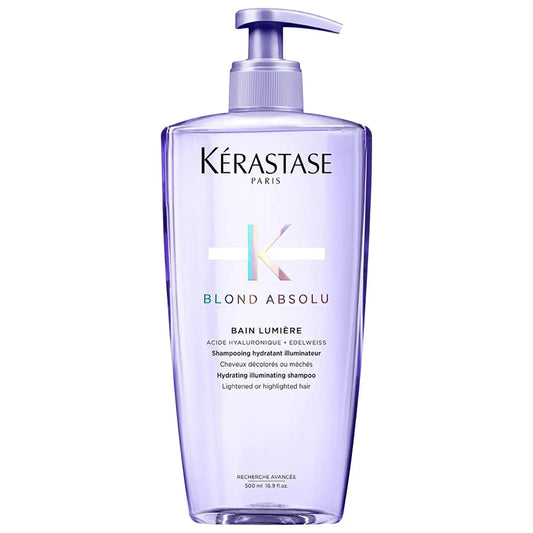 Kérastase Blond Absolu Hydrating Illuminating Shampoo - Color-Safe, Hyaluronic Acid Formula for Blonde or Lightened Hair by Beauty Care Bag