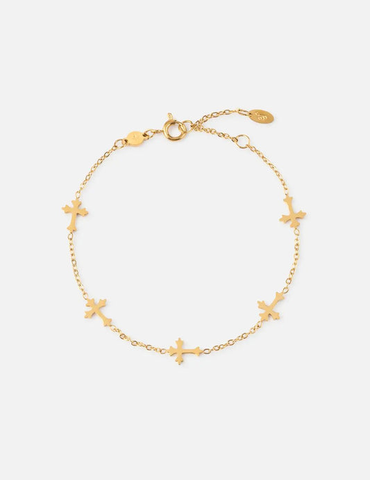 Cross Link Bracelet by Elevated Faith