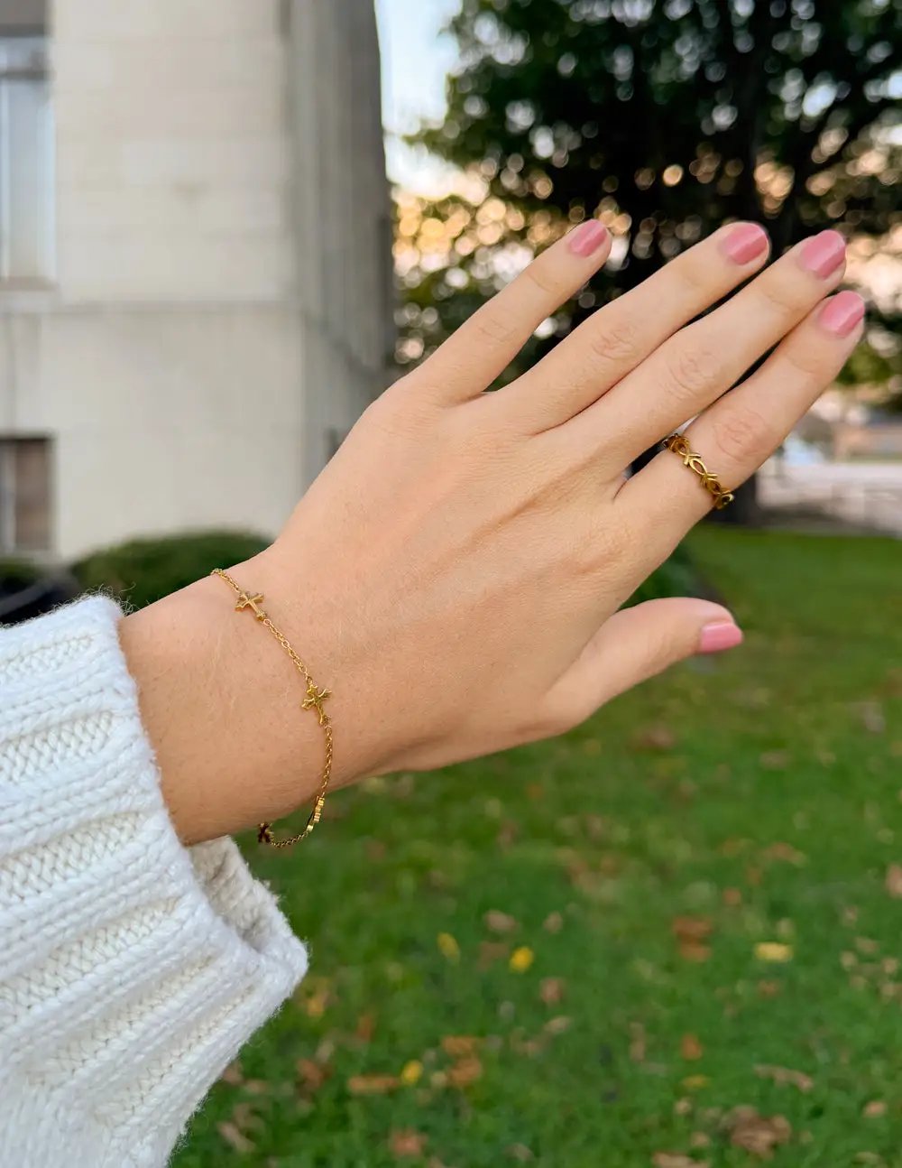 Cross Link Bracelet by Elevated Faith