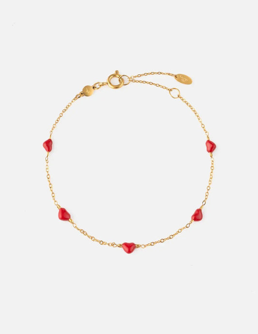 Dainty Love Link Bracelet by Elevated Faith