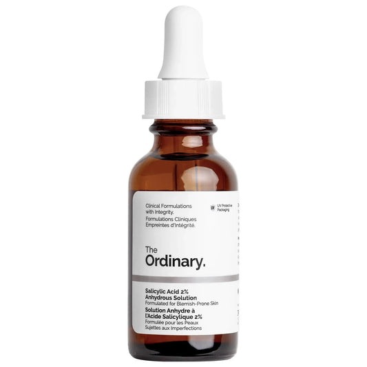 The Ordinary Salicylic Acid 2% Anhydrous Pore Clearing Serum: Exfoliate, Reduce Acne & Blemishes for Clear, Smooth Skin by Beauty Care Bag