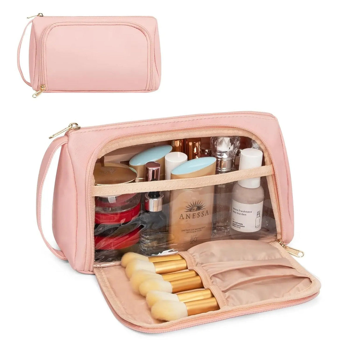Travel makeup bag,Makeup bag organizers,Makeup bags small, cosmetic bags large capacity, convenient cosmetic case travel toilet bag, cosmetic storage bag by SHOMICOBOUTIQUE