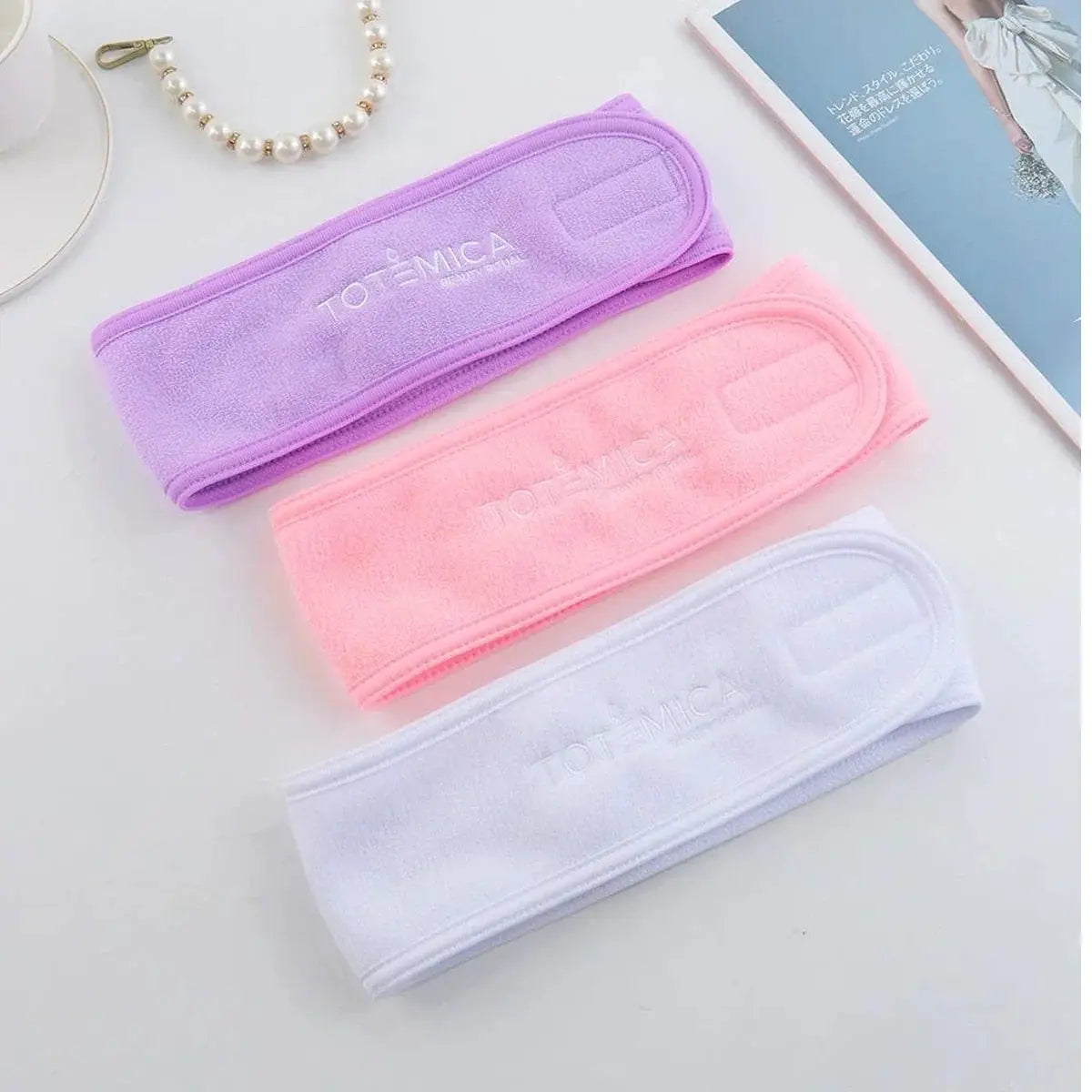 Adjustable Spa Headbands by Totemica Beauty