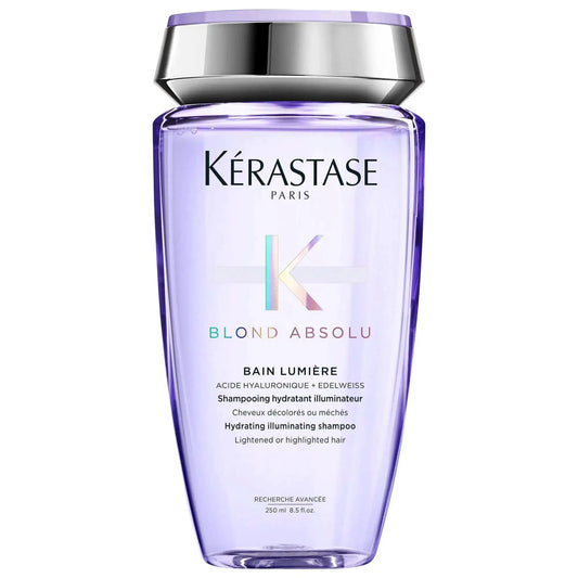 Kerastase Blond Absolu Hydrating Illuminating Shampoo for Blonde Hair - Hyaluronic Acid, Color Safe, Hydrating Shampoo for Dry Damaged Hair by Beauty Care Bag