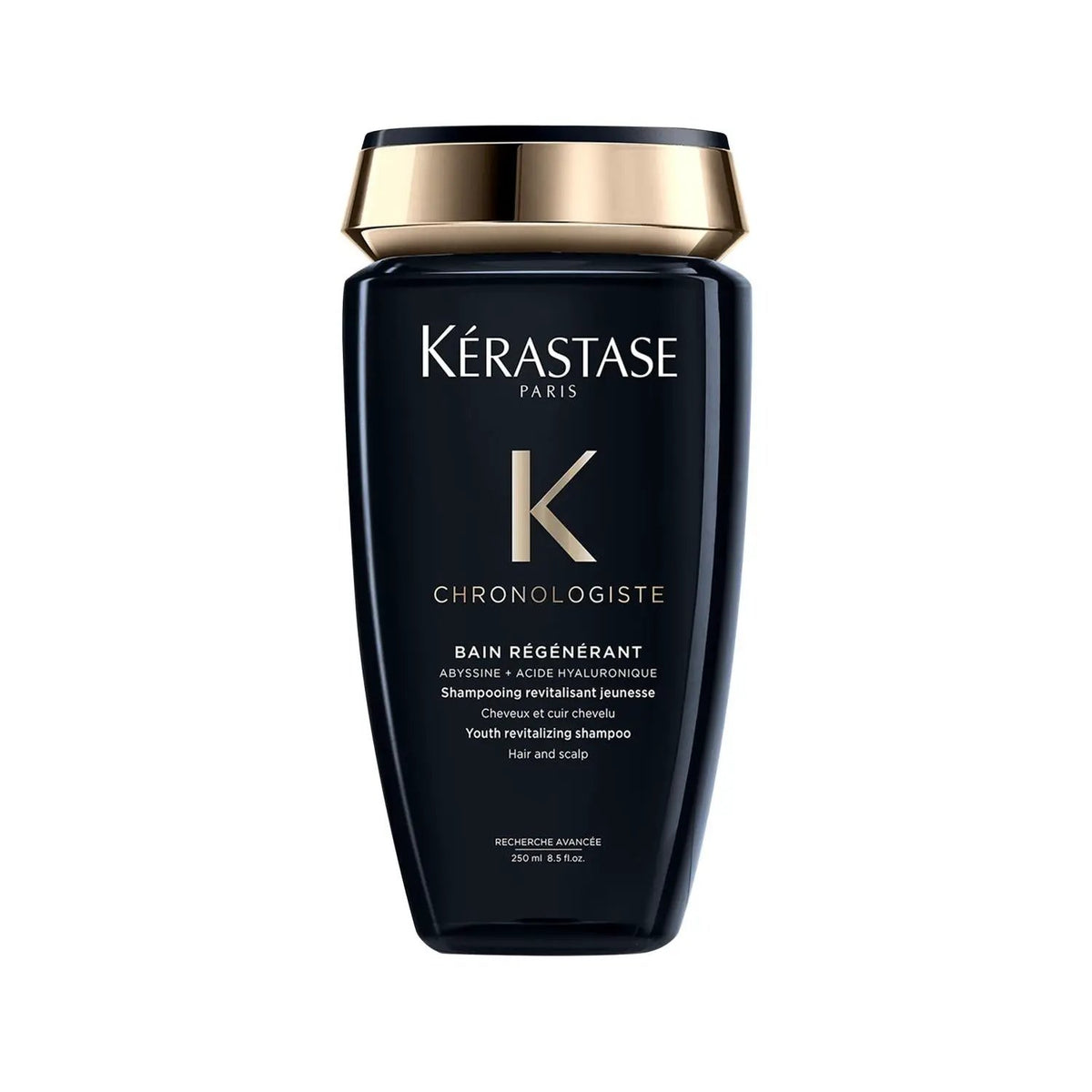 Kerastase Chronologiste Bain Regenerant Regenerating Shampoo - Luxury Hair Care for Damaged Hair, 8.45 fl oz by Beauty Care Bag