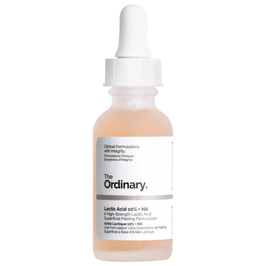 The Ordinary Lactic Acid 10% + HA 2% Exfoliating Serum - Anti-Aging, Vegan Skincare for Smoother Skin by Beauty Care Bag