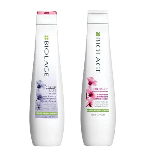 Biolage ColorLast Purple Shampoo & Conditioner Duo 13.5 oz by VIP Extensions