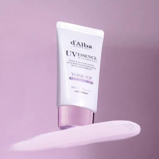 d'Alba Waterfull Tone-Up Sun Cream (Purple) 50ml SPF50+ PA++++ by Seoulia