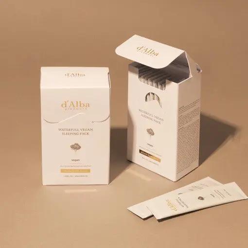 d'Alba Waterfull Vegan Sleeping Pack 4ml X 24ea by Seoulia