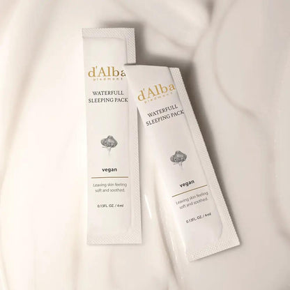 d'Alba Waterfull Vegan Sleeping Pack 4ml X 24ea by Seoulia